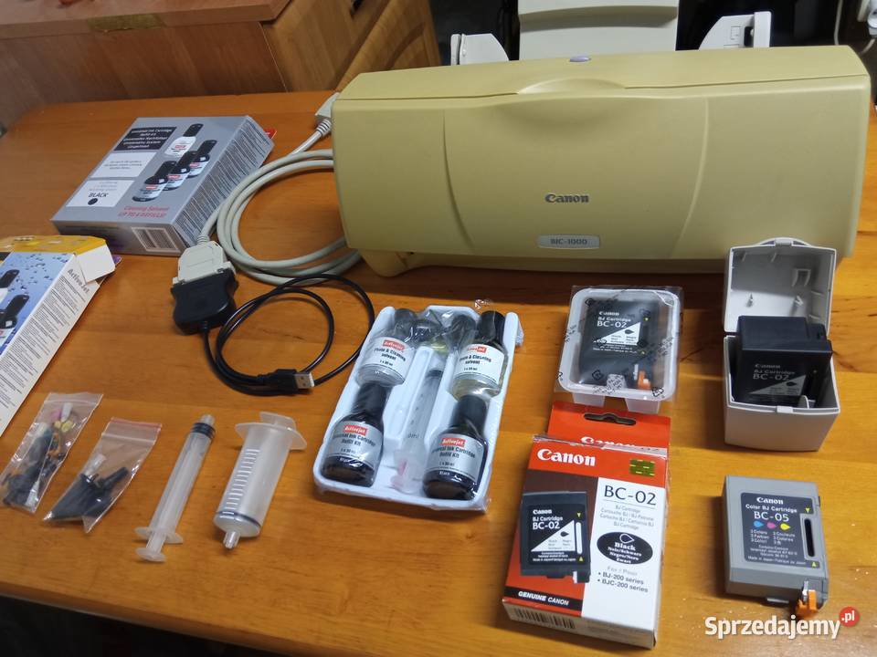 tusz BC02 kartridż adapter LPT USB drukarka Puławy