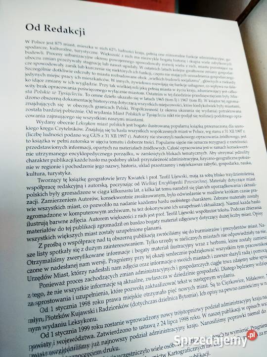 Leksykon miast polskich książki używane Warszawa sprzedam