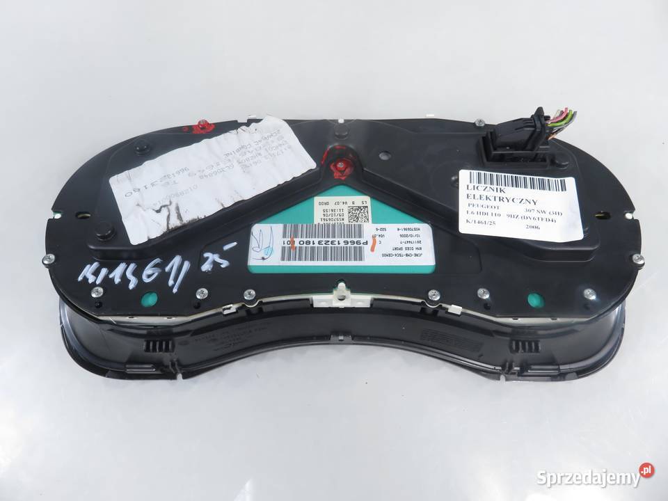 LICZNIK PEUGEOT 307 SW 3H 16 HDI 110 9HZ DV6TED4 osobowe
