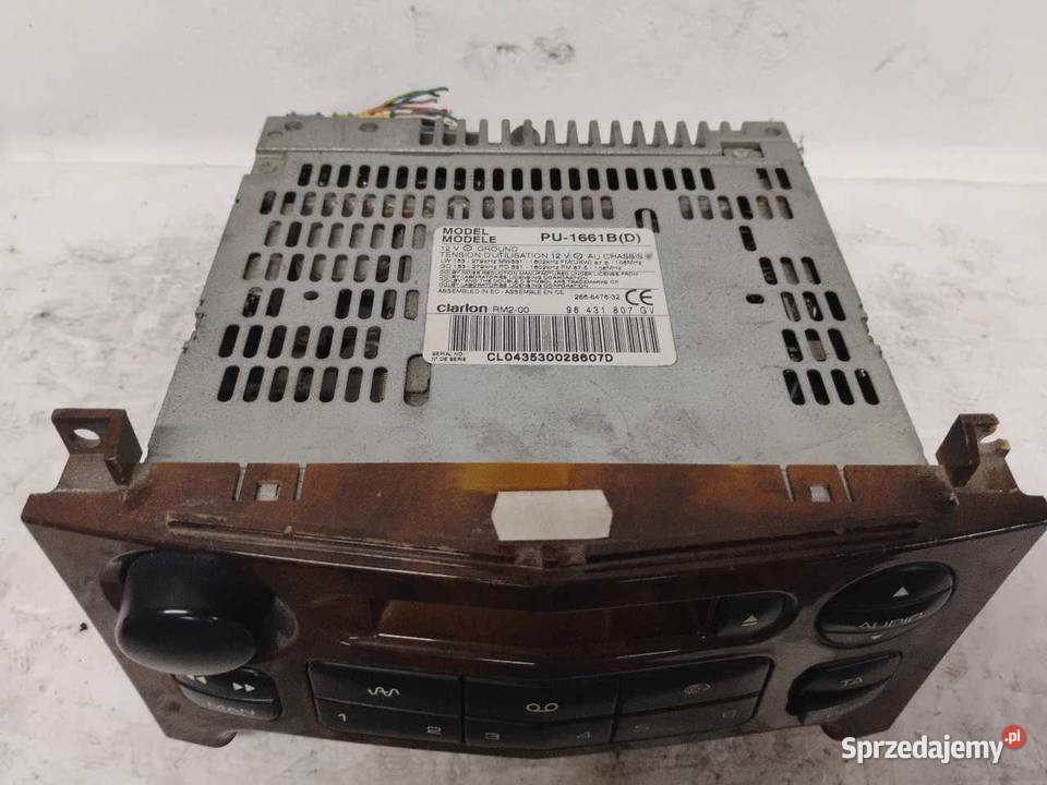 RADIO PEUGEOT 607 96431807GV