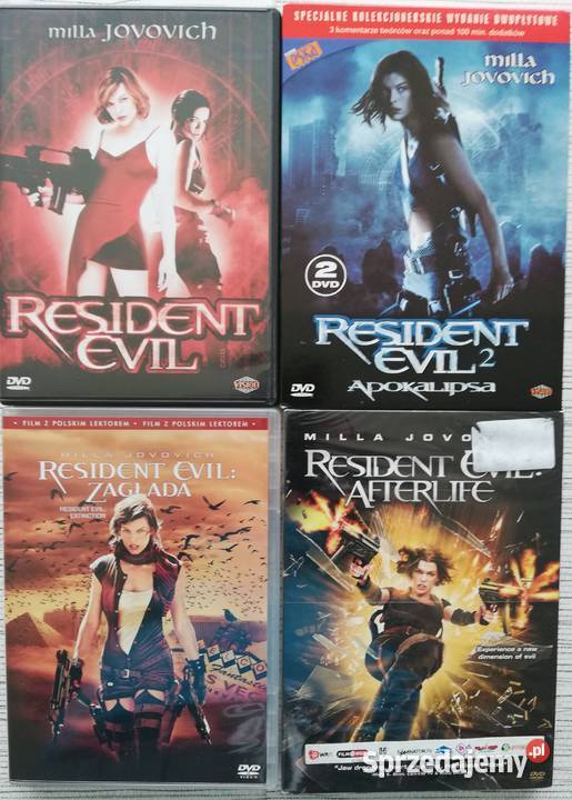 Resident Evil 4 x DVD Mila Jovovich horror