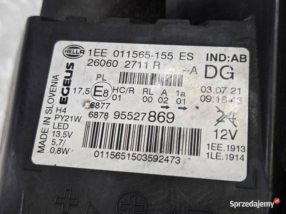LAMPA LEWA PRZÓD PRZEDNIA OPEL VIVARO B II kujawsko-pomorskie
