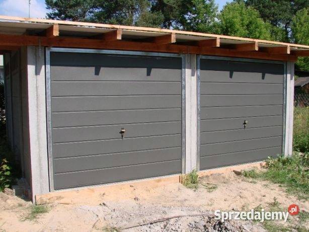 Brama Garażowa Uchylna Dwuskrzydłowa Na Wymiar ocynk Rypin sprzedam
