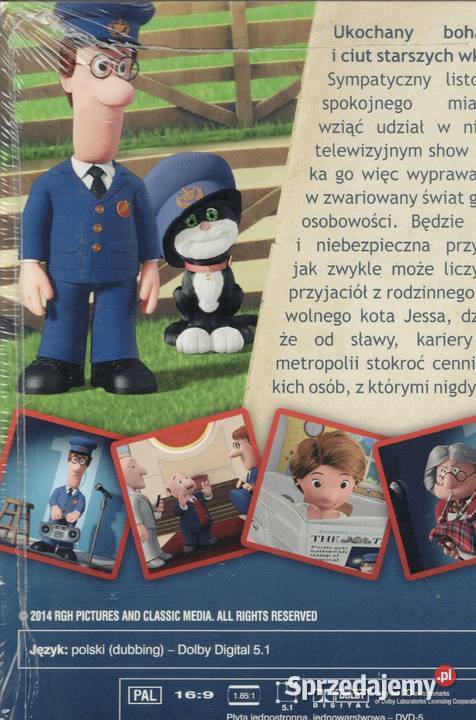 LISTONOSZ PAT I WIELKI ŚWIAT DVD KSIĄŻKA mazowieckie
