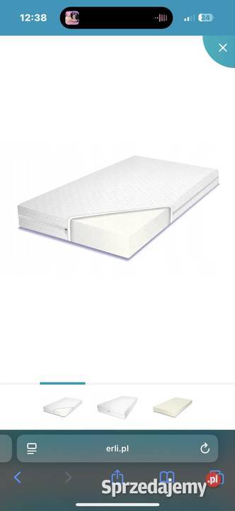 Materac używany 90x200 Międzyświeć sprzedam
