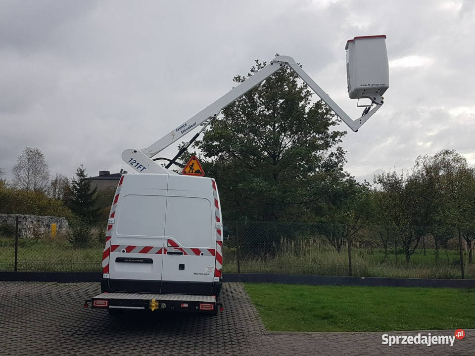 Renault Master L2H2 ZWYŻKA UDT PODNOŚNIK KOSZOWY nieuszkodzony Poręba