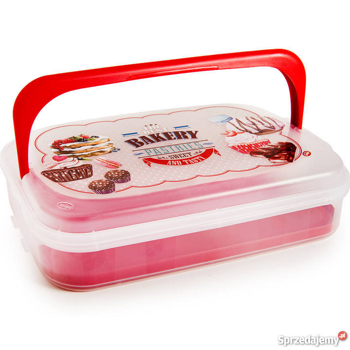 Pojemnik na ciasto i muffinki plastikowy SNIPS AGD drobne