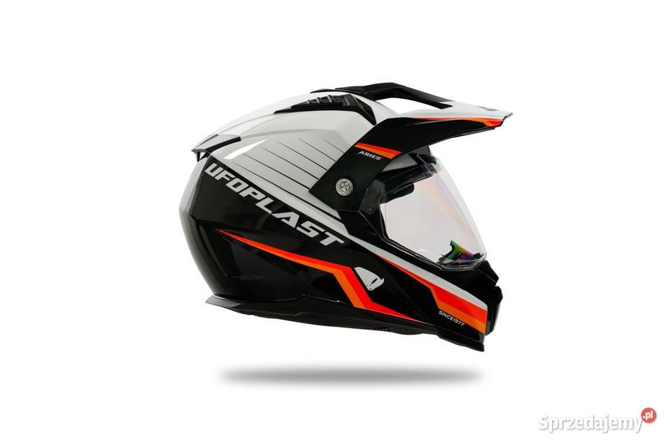 UFO KASK DUAL ARIES ENDURO Z SZYBĄ I BLENDĄ Mrągowo