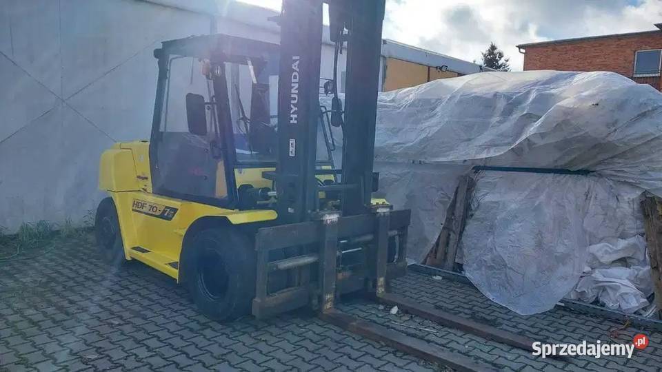Hyundai HDF707S Spalinowy wózek widłowy 7 ton wielkopolskie