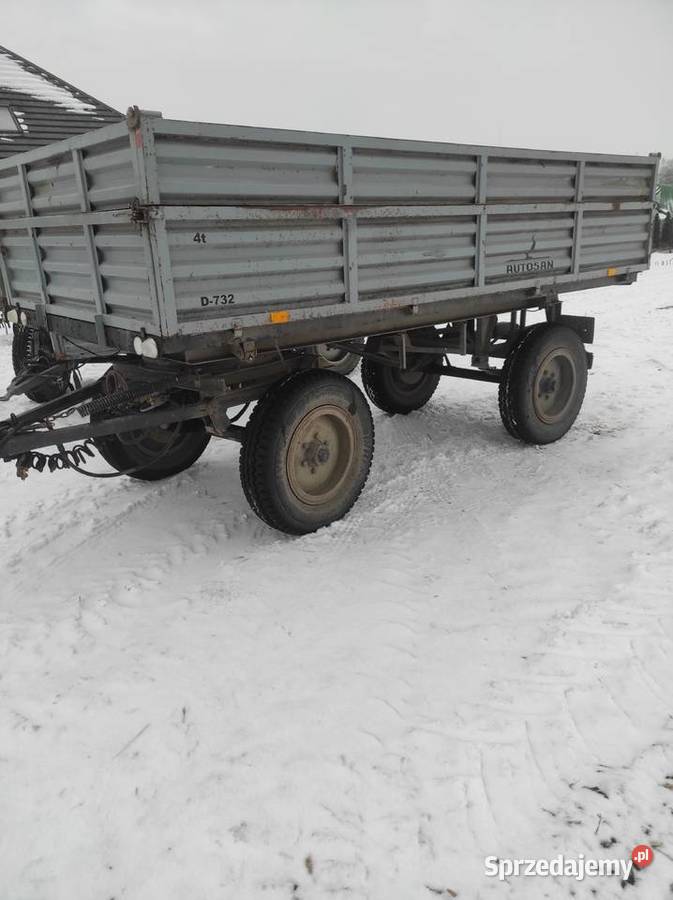 Przyczepa D 732 2 Przyczepy rolnicze Dębica