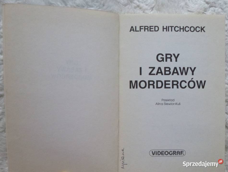 Gry i zabawy morderców antologia Alfreda Warszawa
