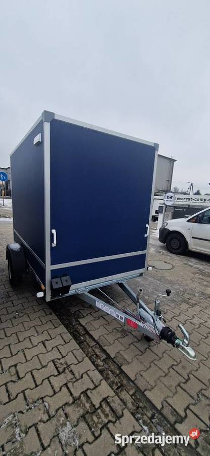 Furgon Kontener Nowa Przyczepa ciężarowa lekka Niewiadów Kontenerowe Motoryzacja Leszno