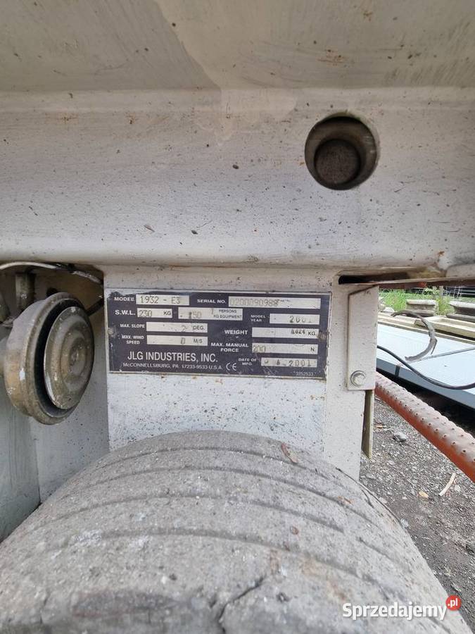 Podnośnik koszowy podest nożycowy JLG 1932 E3 śląskie Częstochowa
