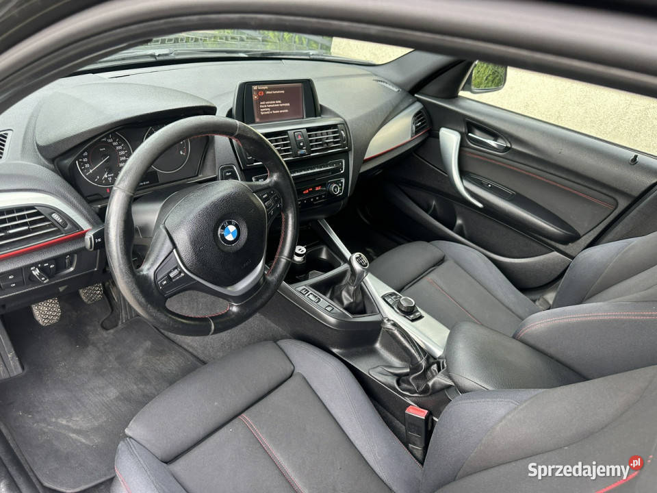 BMW 116 KlimatronikPodgrzewane foteleCzujniki czarny Wejherowo