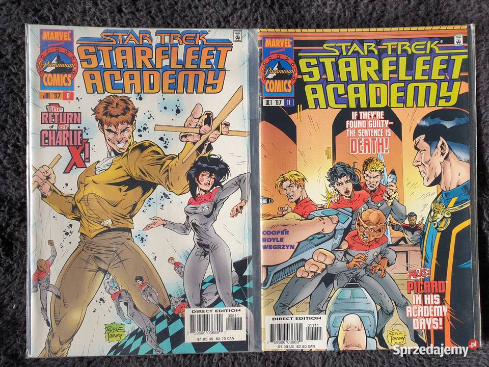 Star Trek Star Fleet Academy 8 komiksów Marvel Gdynia