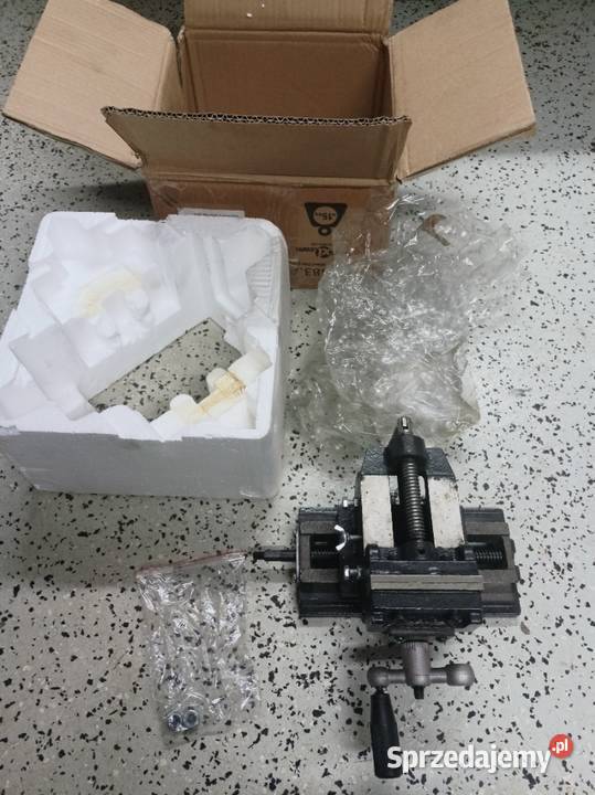 Imadło maszynowe krzyżowe Vice mm75 steel 2ax Białystok