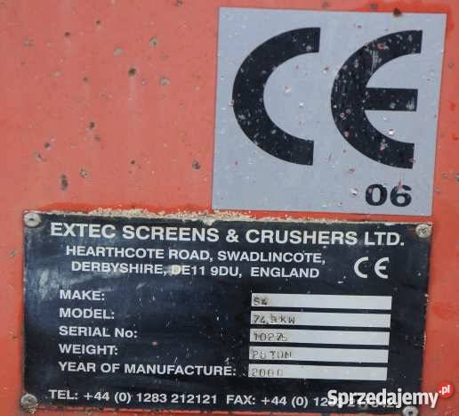 Sprzedam przesiewacz EXTEC S4 2POKADOWY pełny VAT