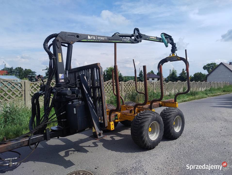Przyczepa leśna FB70FB53T z hds Grabów-Wójtostwo sprzedam