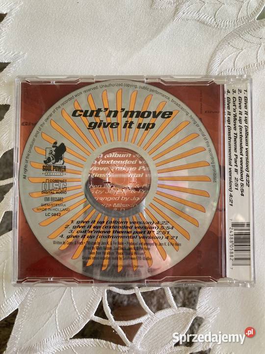 Płyta CD Single Cut N Move Give It Up Klasyka Czerwionka-Leszczyny