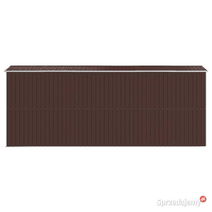 Szopa ogrodowa ciemny brąz 192x523x223 stal Warszawa