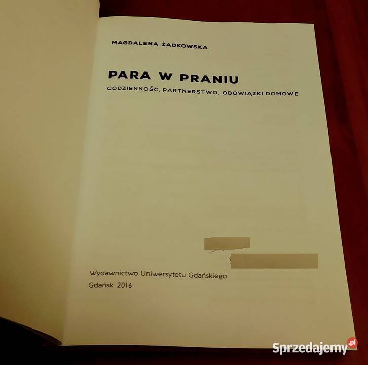 Para w praniu codzienność partnerstwo obowiązki Gdańsk