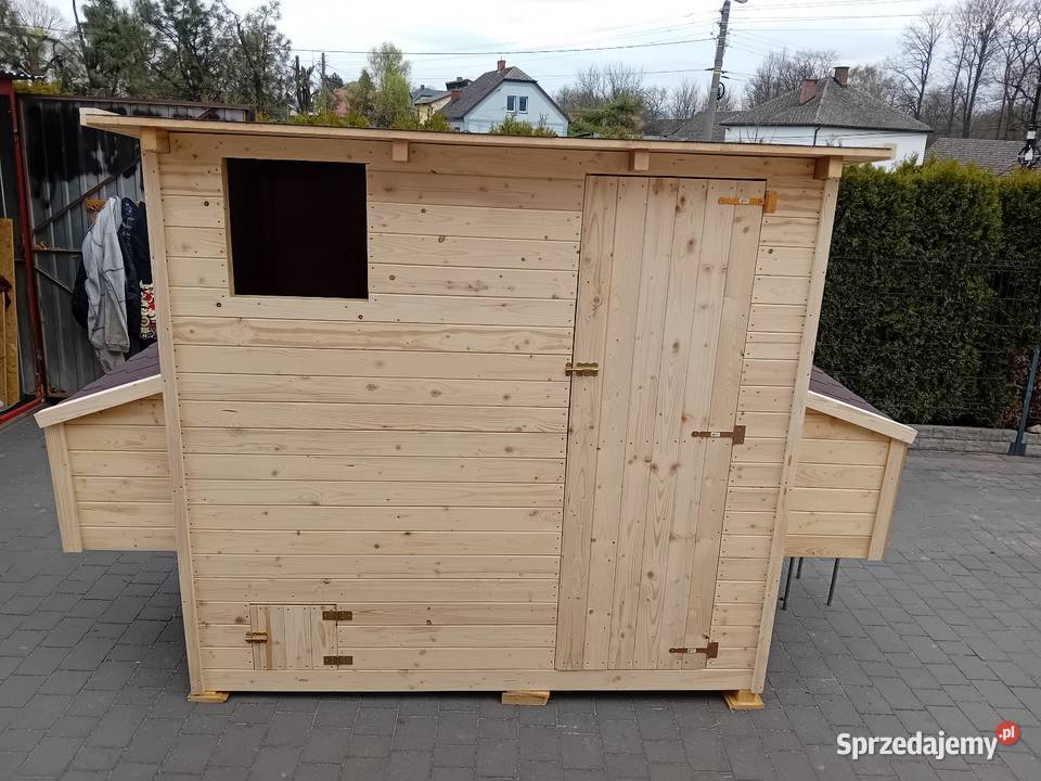 Kurnik drewniany na około 1012 kur