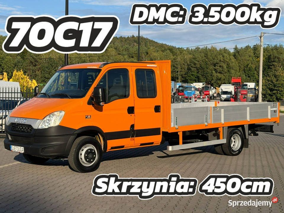 Iveco Daily 70C18 V H 70C17 DMC 35tony Kat B ASR (kontrola trakcji) Widełki