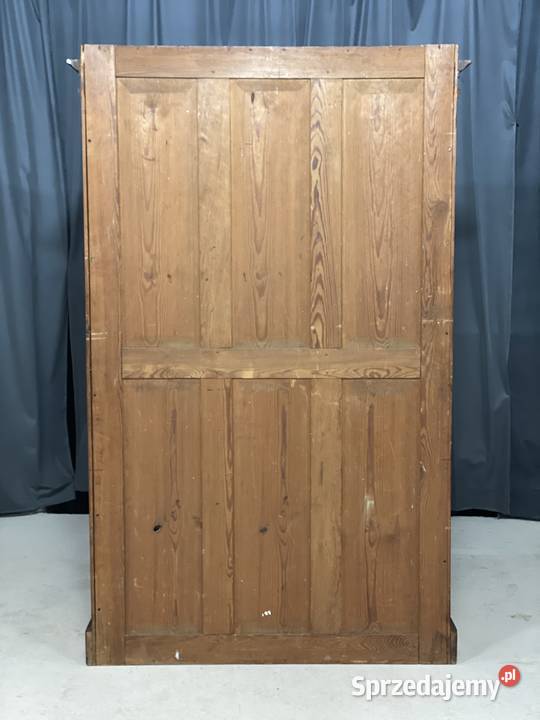 Klasyczna szafa Biedermeier dwudrzwiowa orzech Budno