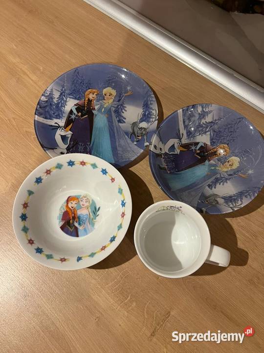nowy Zestaw naczyń Kraina Lodu Elza Dom i Ogród
