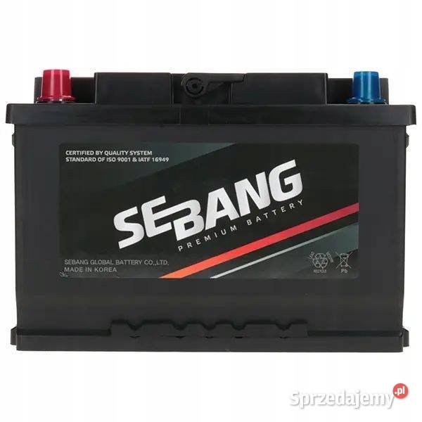 Akumultor Sebang 12V 72Ah 580A L Jelcz-Laskowice