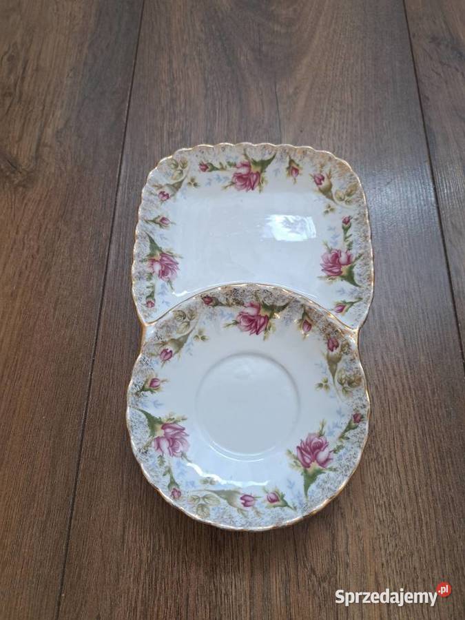 Talerzyk podwójny porcelana Chodzież