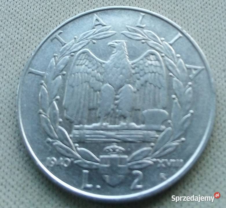 WŁOCHY2 LIRY1940 r Kolekcje Legionowo