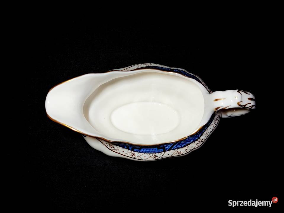 Sosjerka Royal Doulton Real Old Willow Porcelana i szkło Chełm