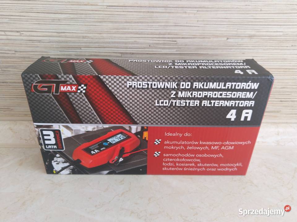 NAJTANIEJ Prostownik z Mikroprocesorem 4A Tester Elektryczne Zabrze