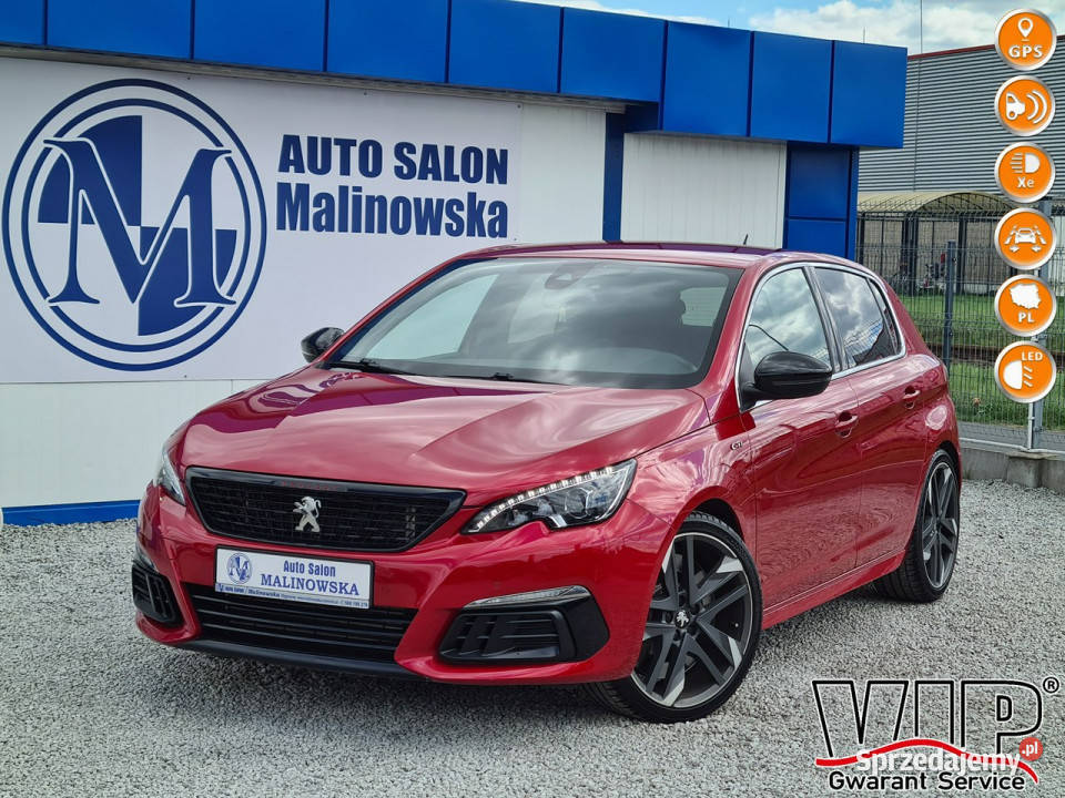 Peugeot 308 GTI 262 Navi 2xPDC Półskóry Full Led asystent pasa ruchu Wągrowiec