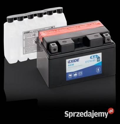 Akumulator motocyklowy EXIDE ETZ10BS YTZ10BS 12V Łódź sprzedam