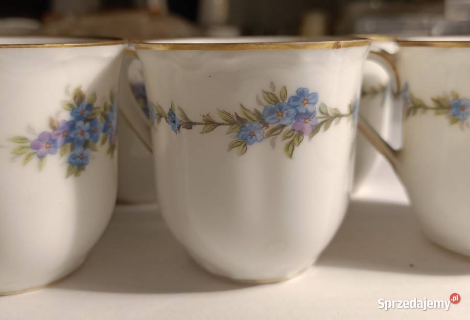 Stare filiżankiRacine Bavaria pięć sztuk Porcelana i szkło Warszawa
