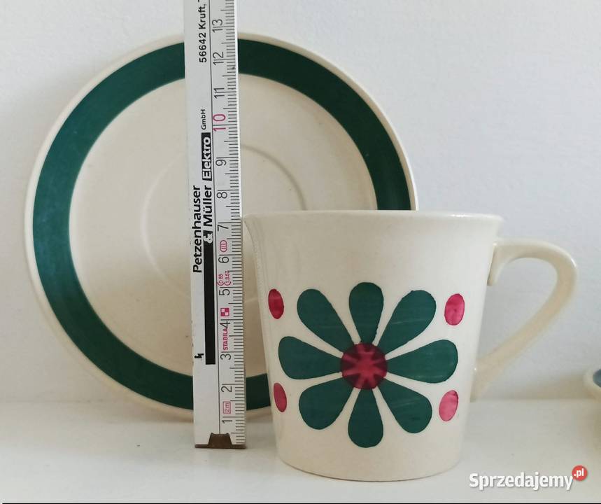 Zestaw ceramiczny DDR Dzierżoniów