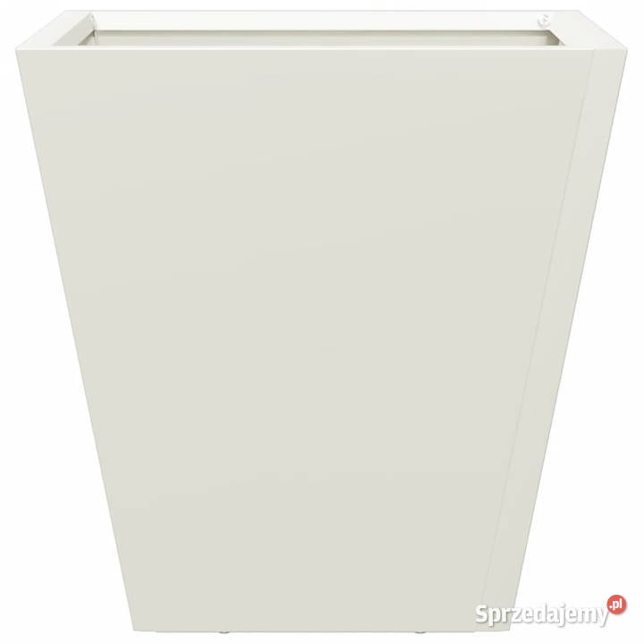 Donice ogrodowe 2 białe 30x30x30 stalowe Warszawa
