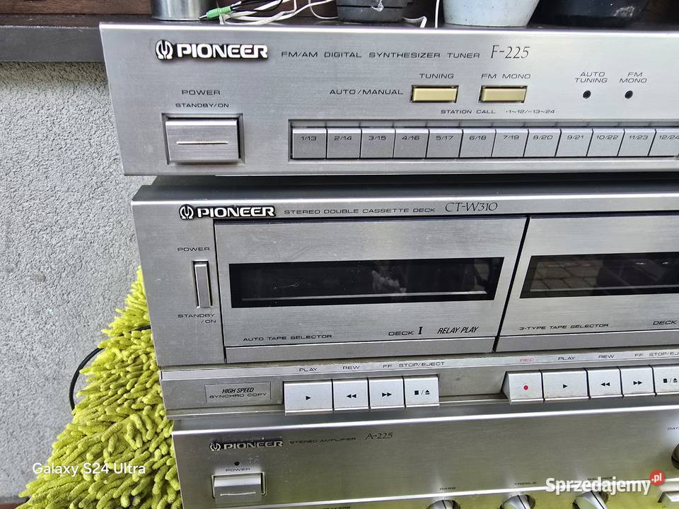 wieża pioneer a225 ctw310 f225 klasyczne stereo śląskie Chełm Śląski