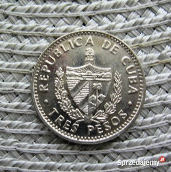 Kuba 3 Peso 1992r Kalisz