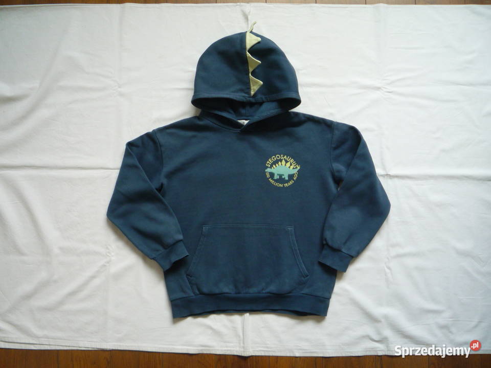 HM 134 Granatowa Bluza dresowa kangurka Dinozaur Szczecin sprzedam