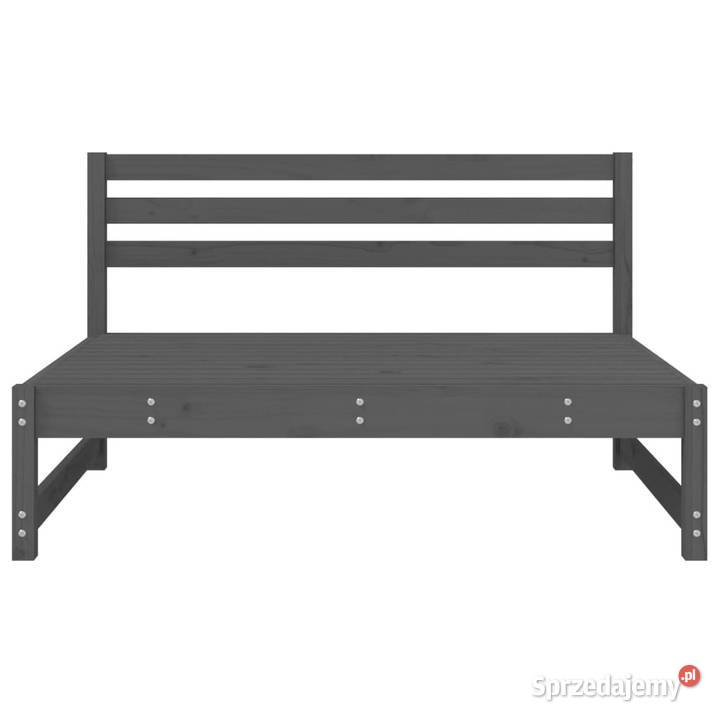 Sofy środkowe do ogrodu 2 szare 120x80 sosnowe Warszawa