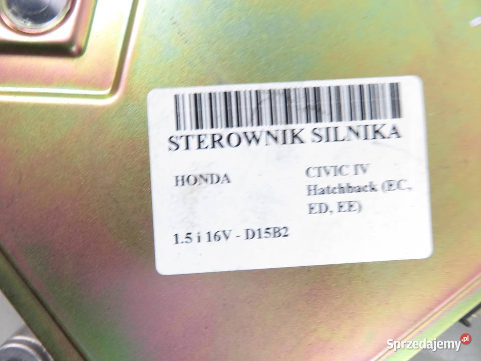 STEROWNIK HONDA CIVIC IV 15 16V 37820PM5X30 osobowe