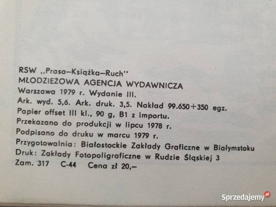 Tytus Romek i ATomek księga VI wydanie 3 1979 pomorskie Gdynia