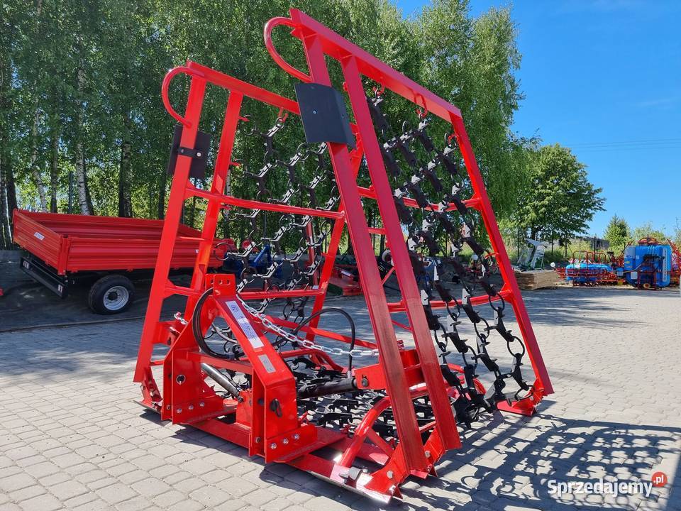Włóka ŁĄKOWA polowa brona hydrauliczna 3m 4m 5m Przemyśl