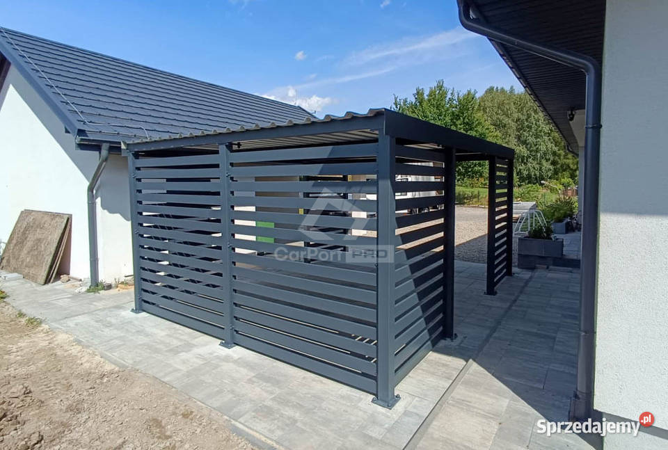 CarPort PREMIUM wiata samochodowa 4x6 dodatkowa