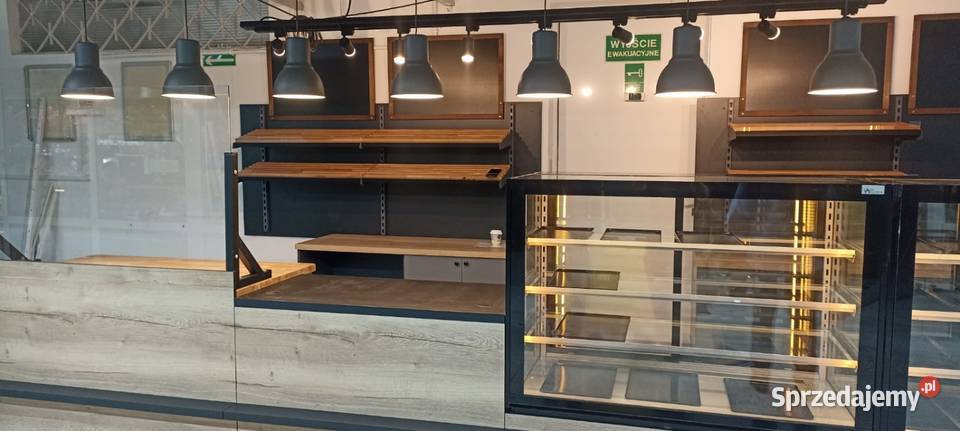 Komplet wyposażenie sklepu piekarniczego witryna Szczecin