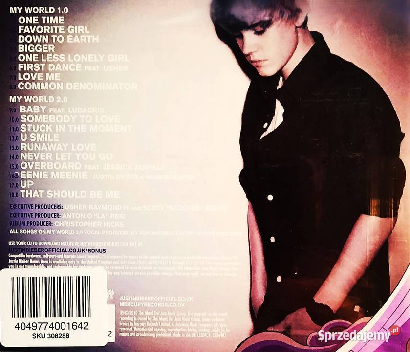 Album CD JUSTIN BIEBER Album My Worlds 12 Poznań