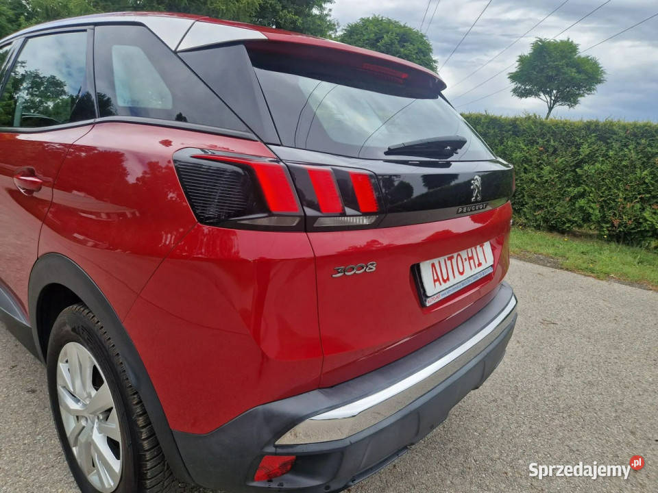Peugeot 3008 II 2016 bordowy 3008 Mikołów